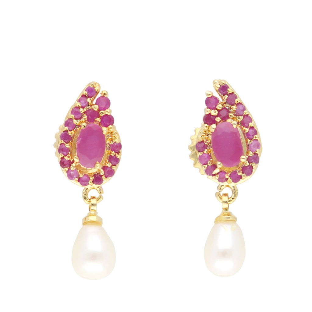 J Pearls Dakshita Pearl Earrings - Real Pearl Jewelry