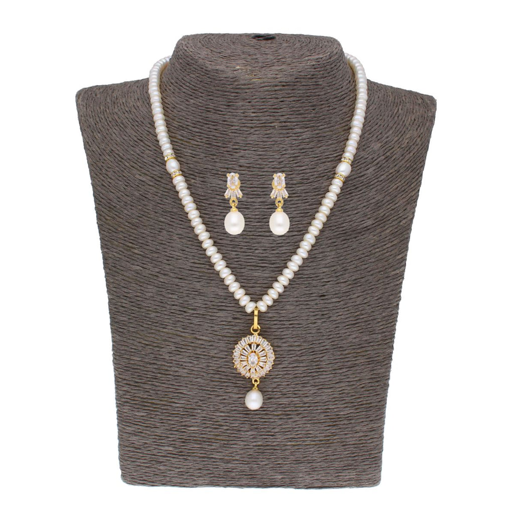 J Pearls Eeshika Pearl Set - Real Pearl Jewelry