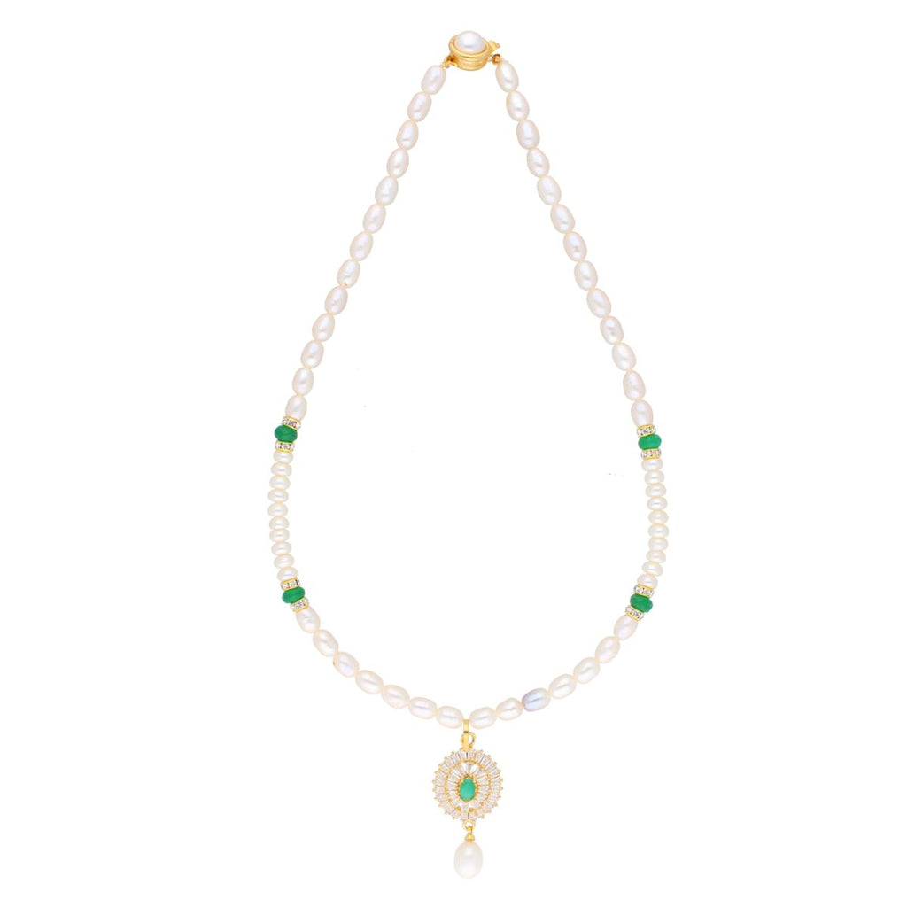 J Pearls Eeshika Pearl Set - Real Pearl Jewelry