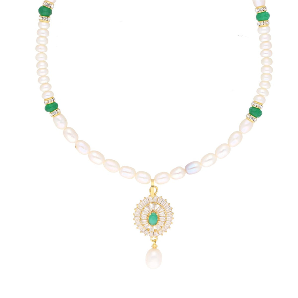 J Pearls Eeshika Pearl Set - Real Pearl Jewelry