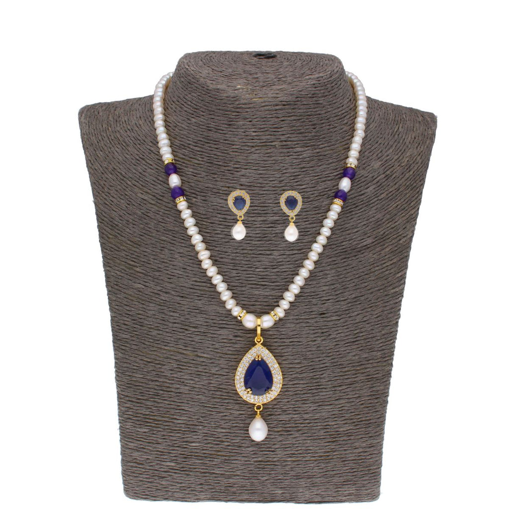 J Pearls Jaanvi Pearl Set - Real Pearl Jewelry