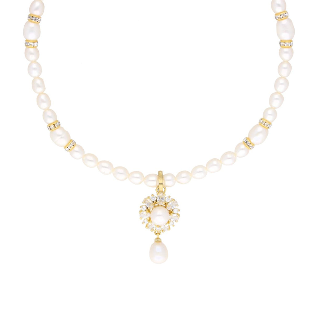 J Pearls Theertha Pearl Set - Real Pearl Jewelry