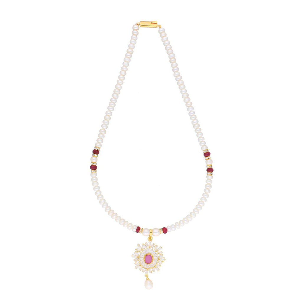 J Pearls Abdhija Pearl Set - Real Pearl Jewelry
