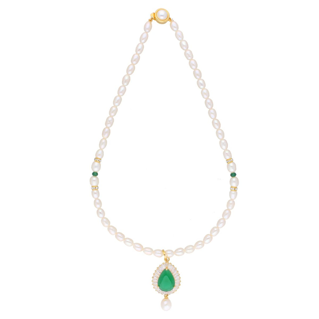 J Pearls Dhenuka Pearl Set - Real Pearl Jewelry
