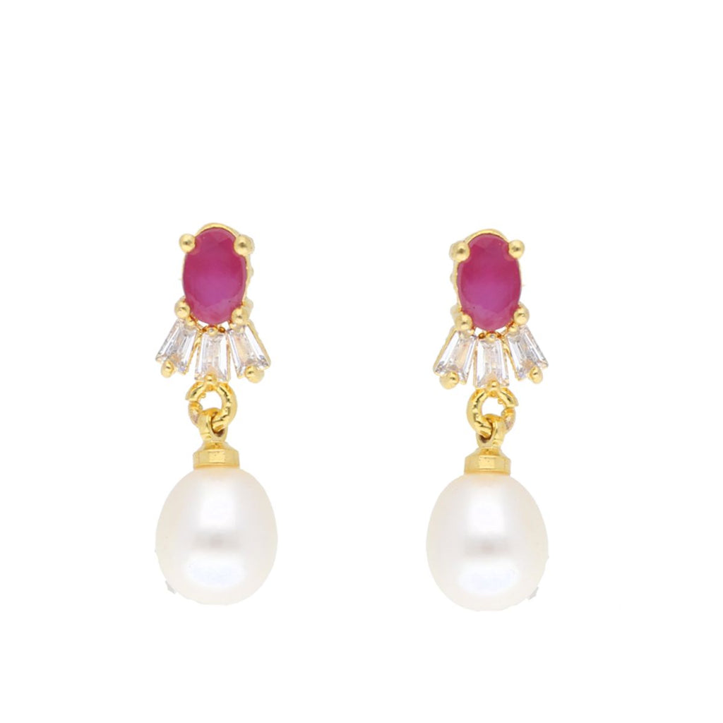 J Pearls Haarshini Pearl Set - Real Pearl Jewelry