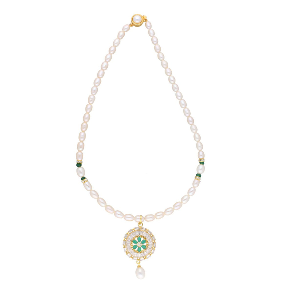 J Pearls Theertha Pearl Set - Real Pearl Jewelry