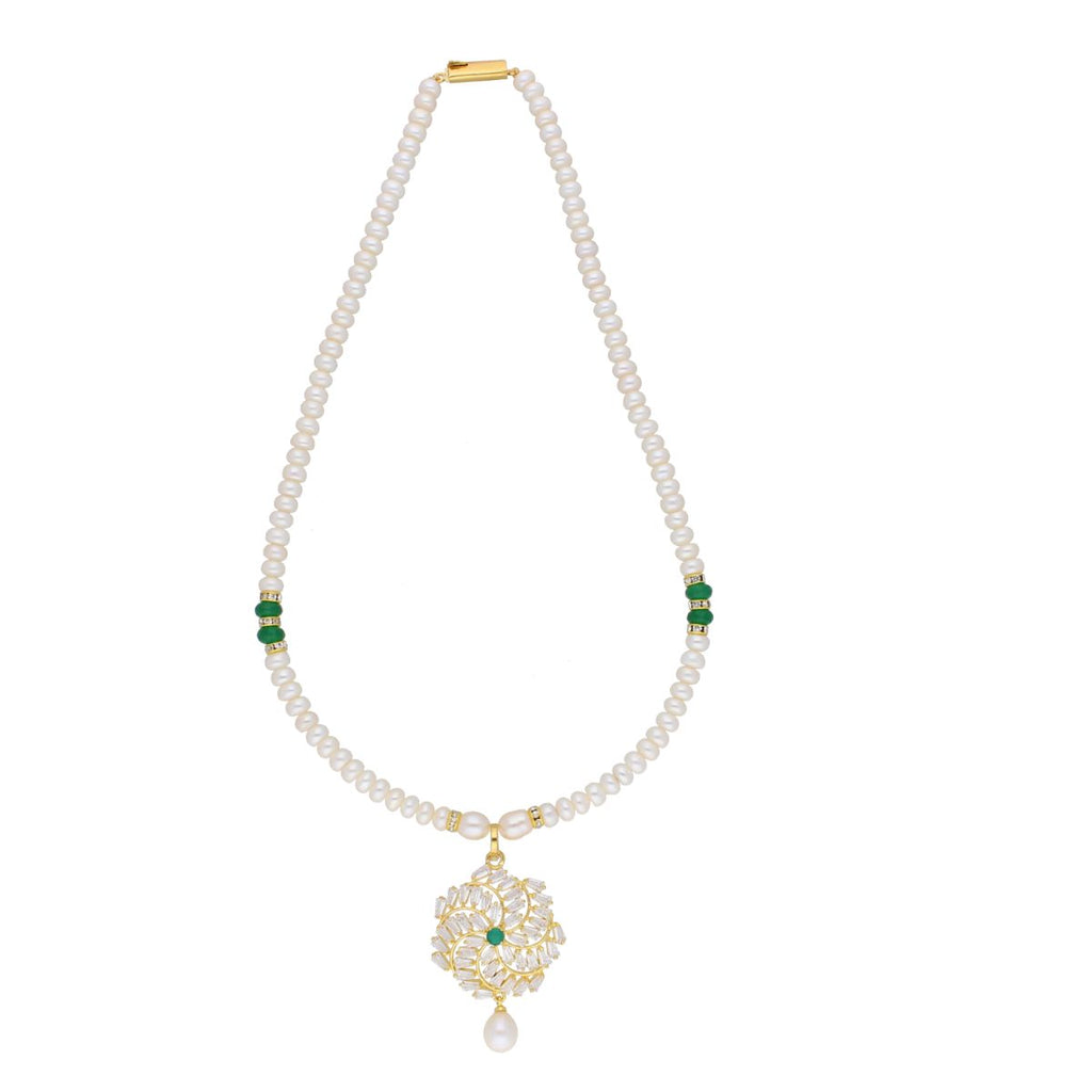 J Pearls Yashvi Pearl Set - Real Pearl Jewelry