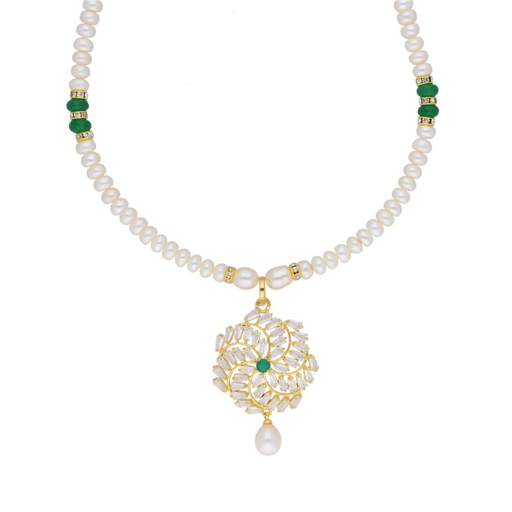 J Pearls Yashvi Pearl Set - Real Pearl Jewelry