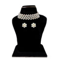J Pearls Navishka 1 Line Pearl Choker - Real Pearl Jewelry