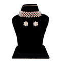 J Pearls Eeshta 1 Line Pearl Choker - Real Pearl Jewelry