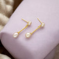 J Pearls Lunai Pearl Earrings