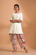 Morchari Patiala Salwar Top - Multicolour