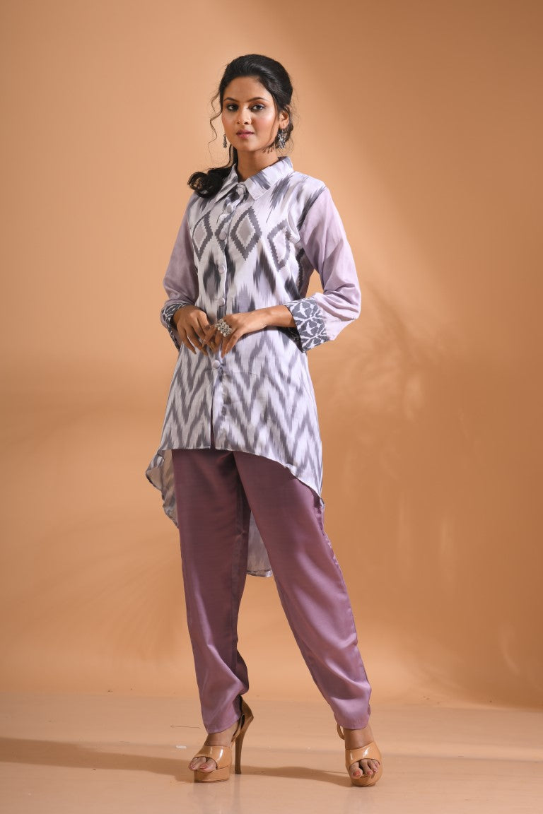 Morchari Co Ord Set With Hand Embroidery - Multi