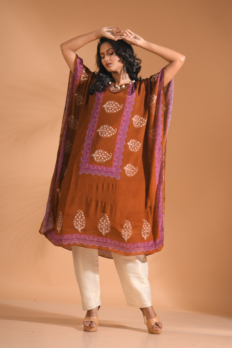 Morchari Co Ord Set With Hand Embroidery - Mustard