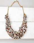 Bling Accessories Glass Statement Crystal Necklace
