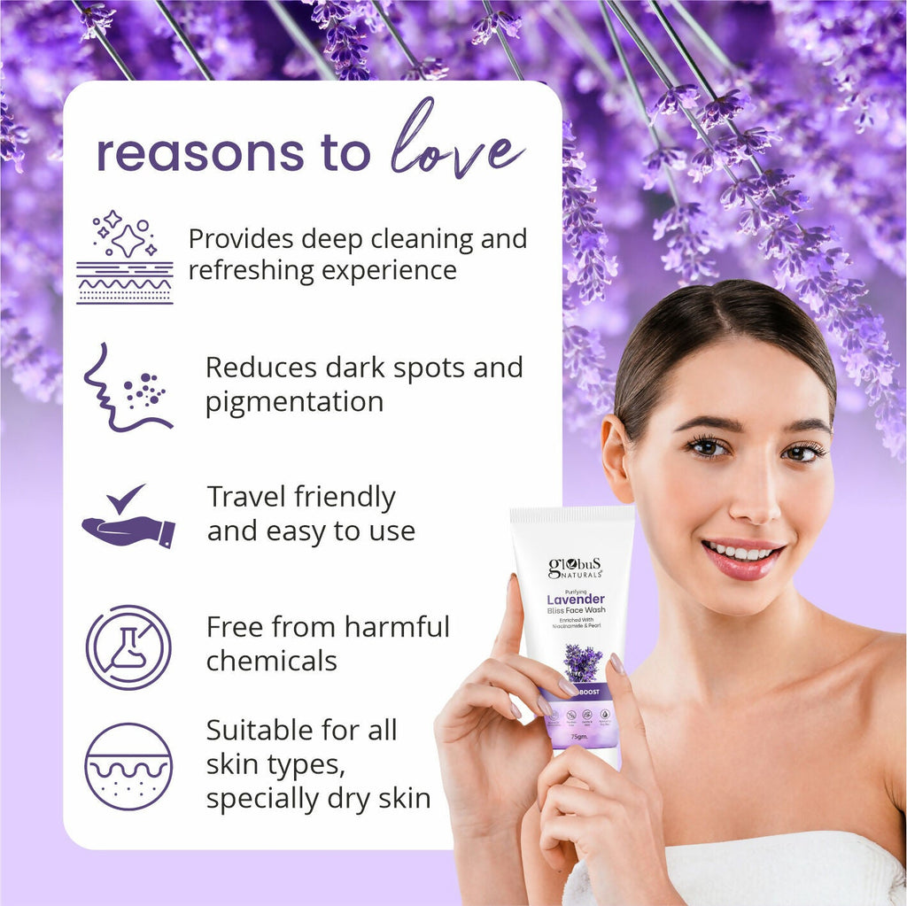 Globus Naturals Purifying Lavender Face Wash