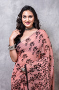 Morchari Georgette Saree With Digital Print - Multicolor