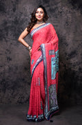 Morchari Georgette Saree With Digital Print - Multicolour