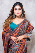 Morchari Pure Opara Saree Digital Print - Multicolour