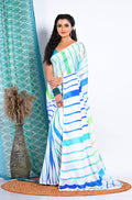Morchari Semi Digital Print Saree - Multicolour