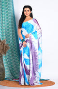 Morchari Semi Digital Print Saree - Multicolour