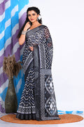Morchari Semi Digital Print Saree - Multicolour