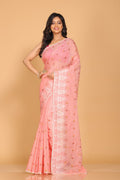 Morchari Kota Embroidery Saree - Peach