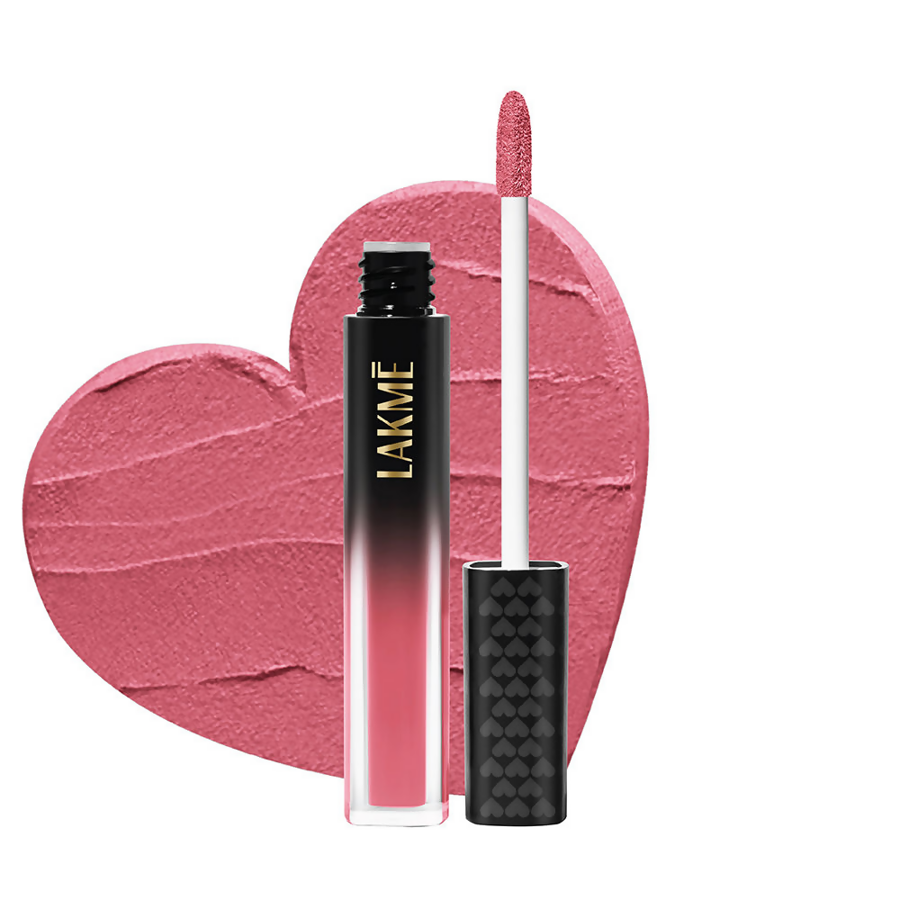 Lakme Xtraordin-Airy Velvet Matte Lip Mousse - First Crush Pink