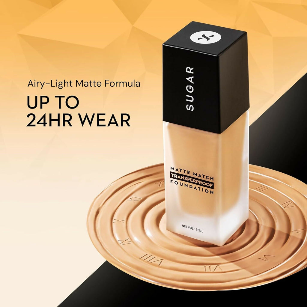 Sugar Cosmetics Matte Match Transferproof Foundation - 48 Irish