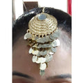 MS Fashion India Latest Heavy Bridal Gold Maang Tikka Design