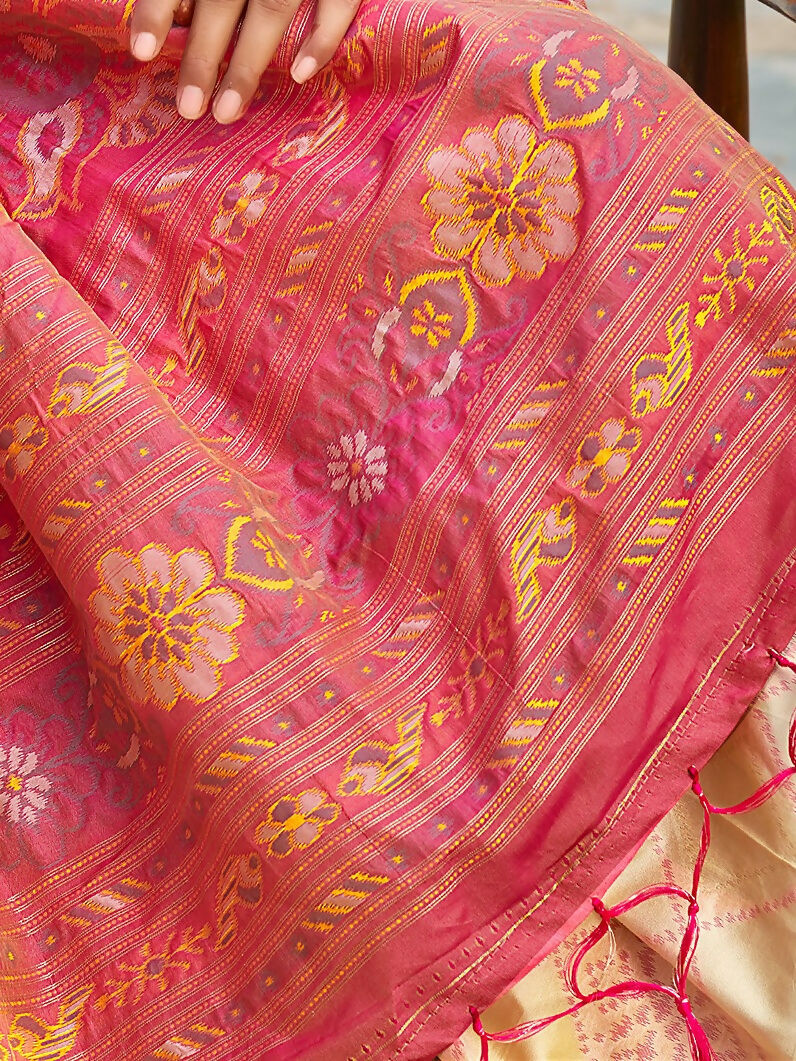 Shree Shyam Fashion Cream Soft Silk Saree