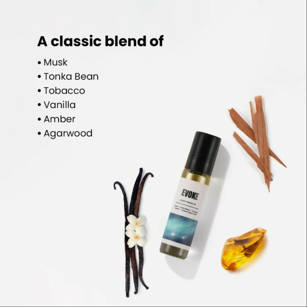 Detoxie Evoke - Luxury Parfum Oil (Attar) Non-Alcoholic