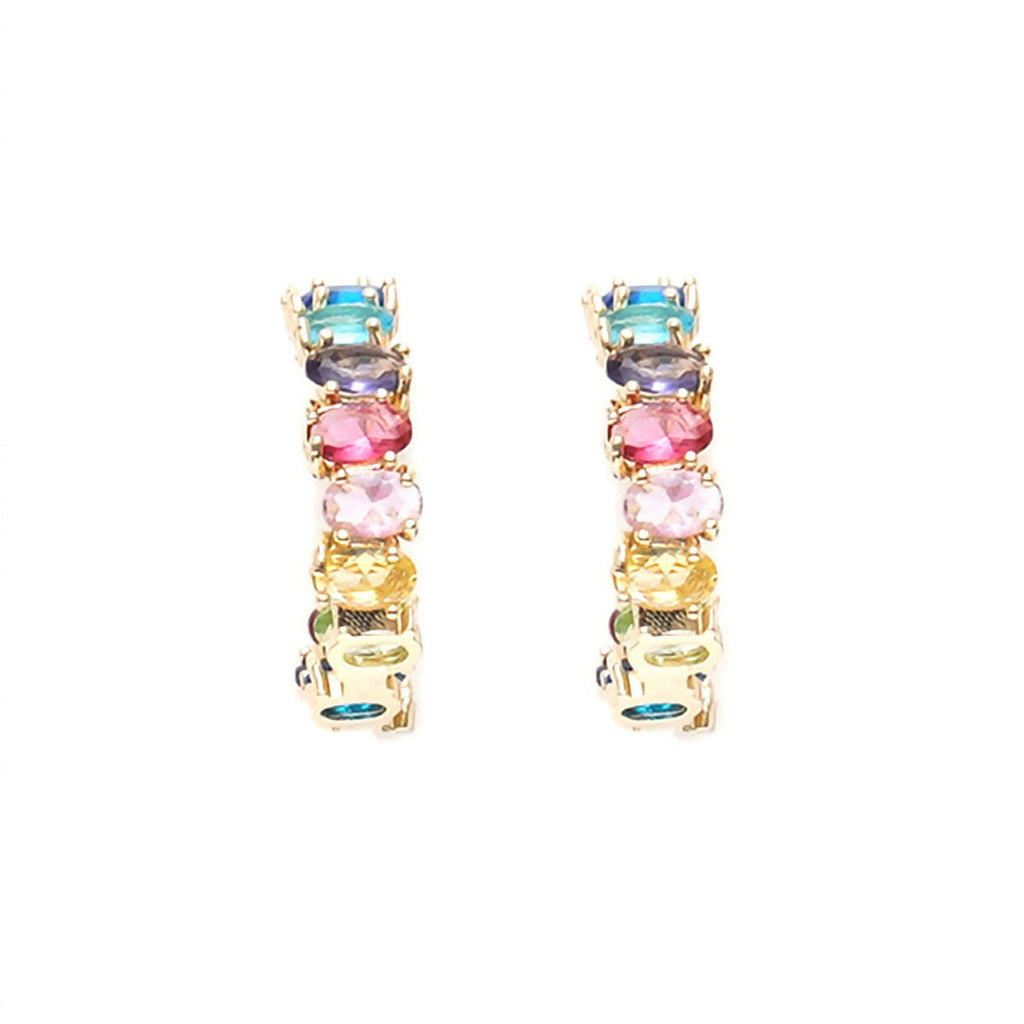 Multi Loops Gold Plated- Ruby Raang