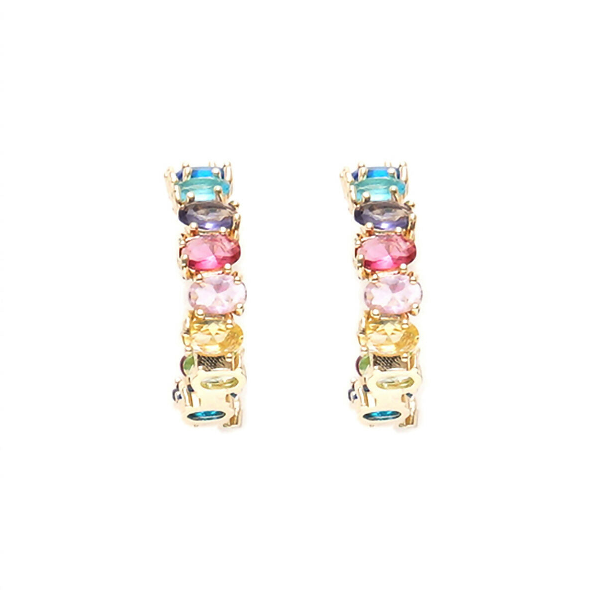 Multi Loops Gold Plated- Ruby Raang