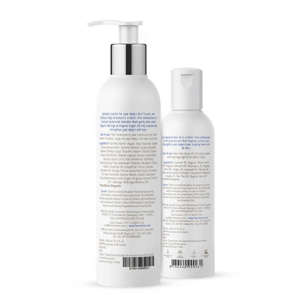 The Moms Co Natural Hair Care Essentials For Baby