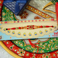 Indianvibez Colourful Beads With Stone Fancy Rakhi