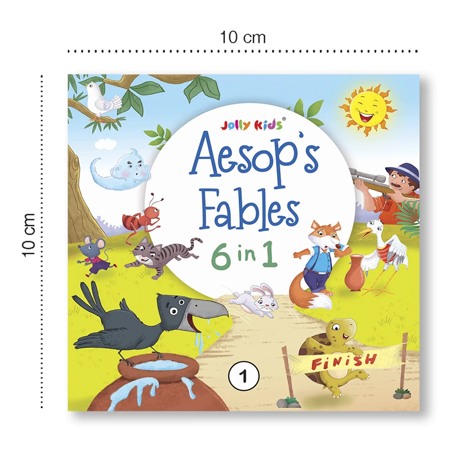 Jolly Kids A Collection of Aesop's Fables 6 in 1 Combo Moral Stories Books for Children| Ages 3-6 Years| Set of 2