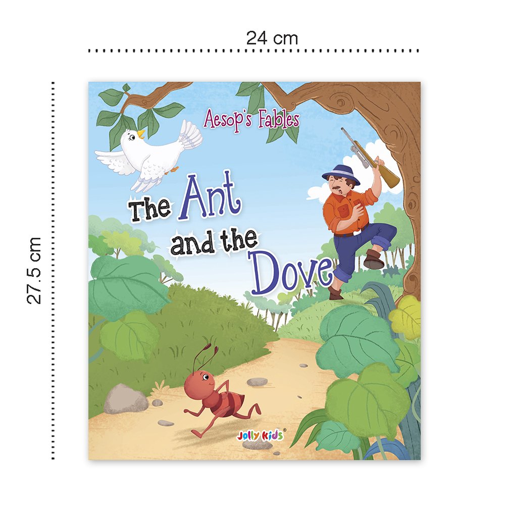 Jolly Kids Aesop’s Fables English Short Stories Book 1 Set of 4 for Little Children| Ages 3 – 6 Years| Moral Stories