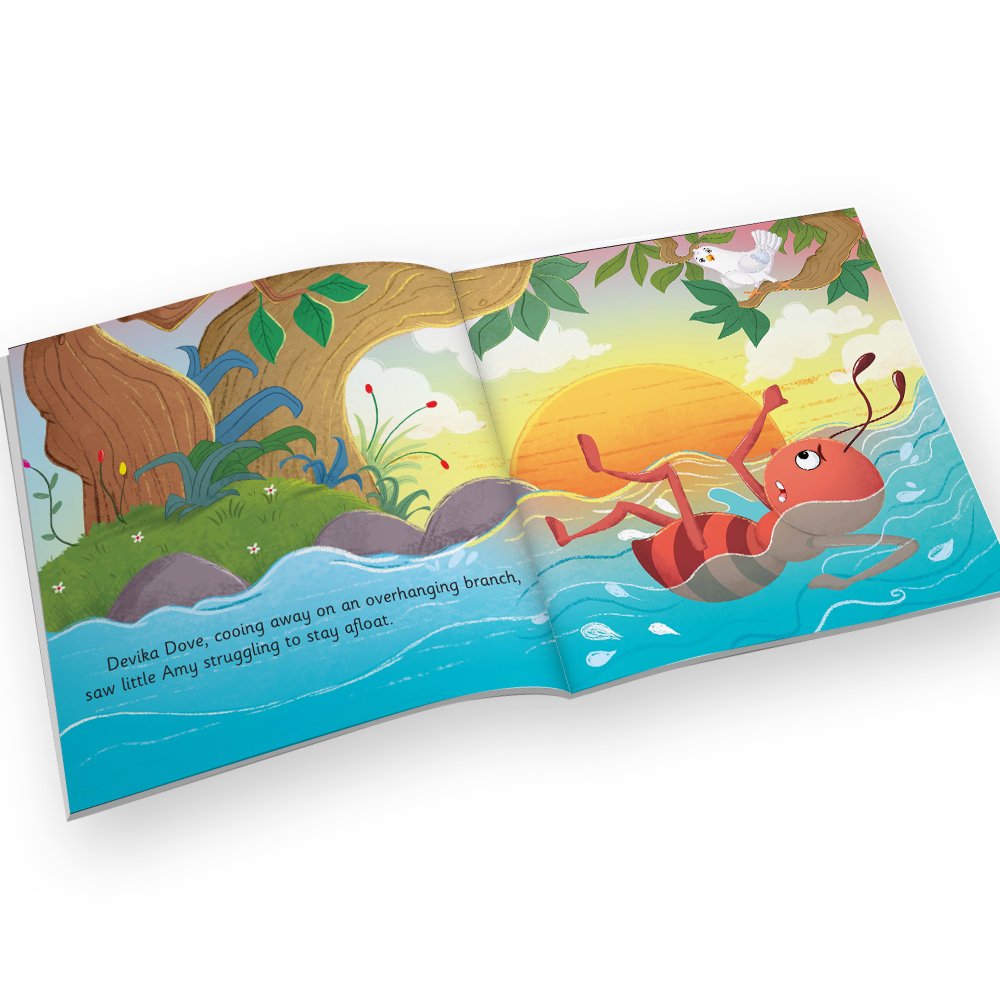Jolly Kids Aesop’s Fables English Short Stories Book 1 Set of 4 for Little Children| Ages 3 – 6 Years| Moral Stories