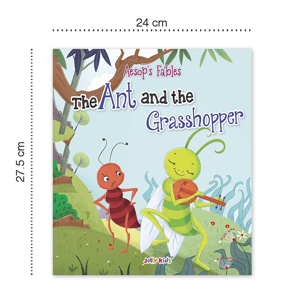 Jolly Kids Aesop's Fables Stories Books A Set of 6| Bedtime Moral Stories For Kids Ages 3-6 Years