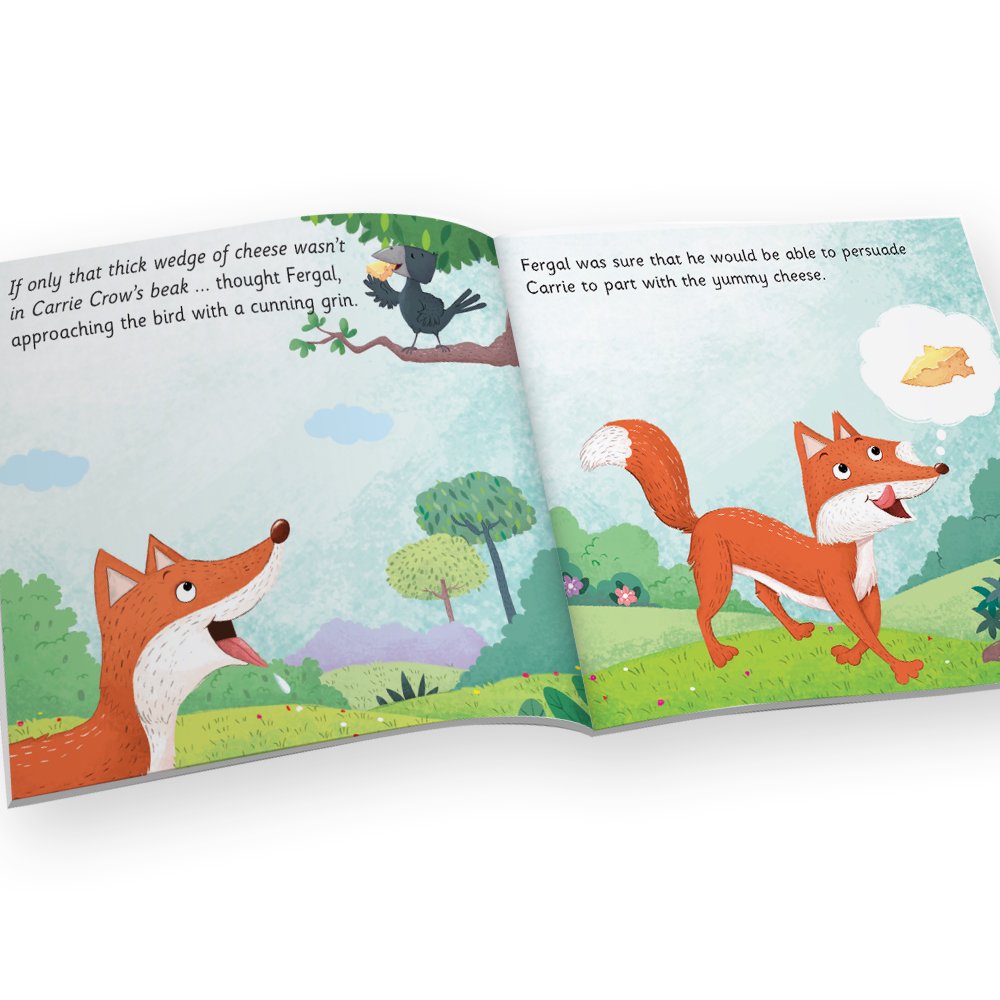 Jolly Kids Aesop's Fables Stories Books A Set of 6| Bedtime Moral Stories For Kids Ages 3-6 Years