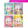 Jolly Kids Beautifully Illustrated Fairy Tales 4 in 1 Books Set of 4| Ultimate Collection of Bedtime Megical Stories For Children Ages 3-8 Years