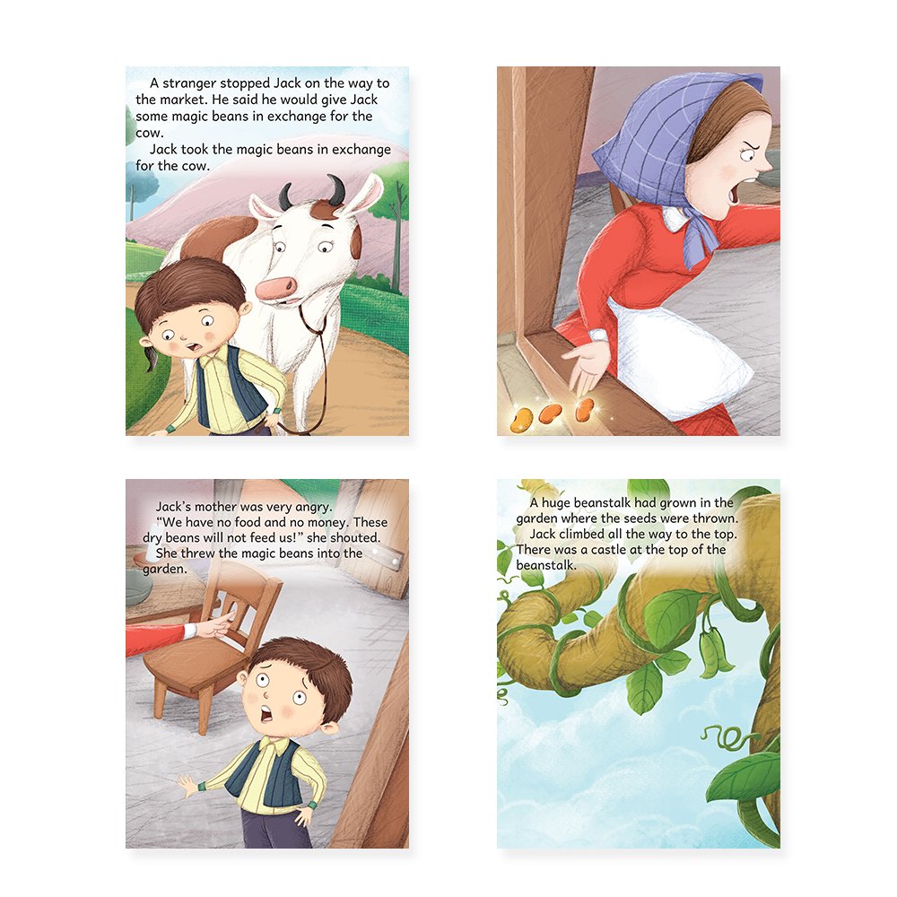 Jolly Kids Beautifully Illustrated Fairy Tales Books A Set of 4 For Kids Ages 3-8 Years| Classic Storytelling Gift Book