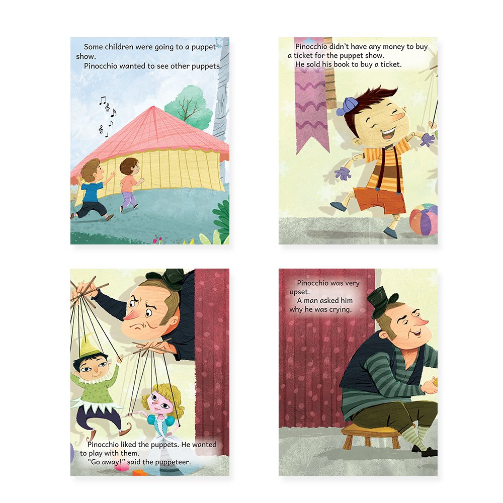 Jolly Kids Beautifully Illustrated Fairy Tales Books C Set of 4 Combo Storytelling Books For Kids Ages 3-8 Years