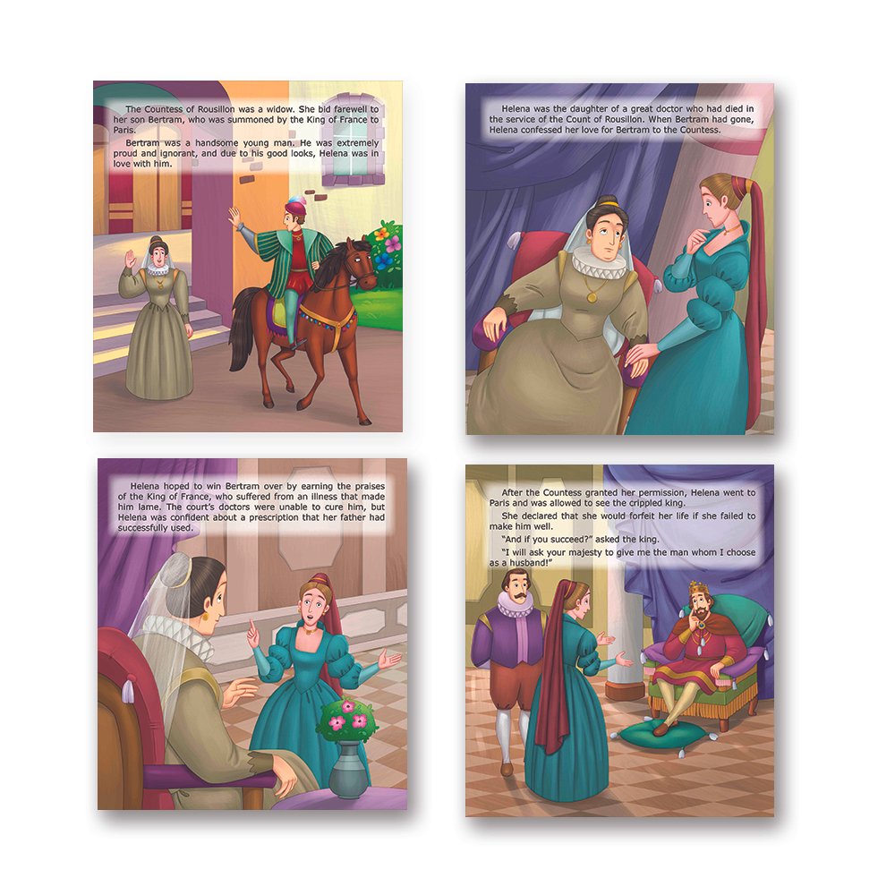 Shakespeare for Young Minds: Jolly Kids' Illustrated Stories D Combo Set of 6 Ages 6-12 Years