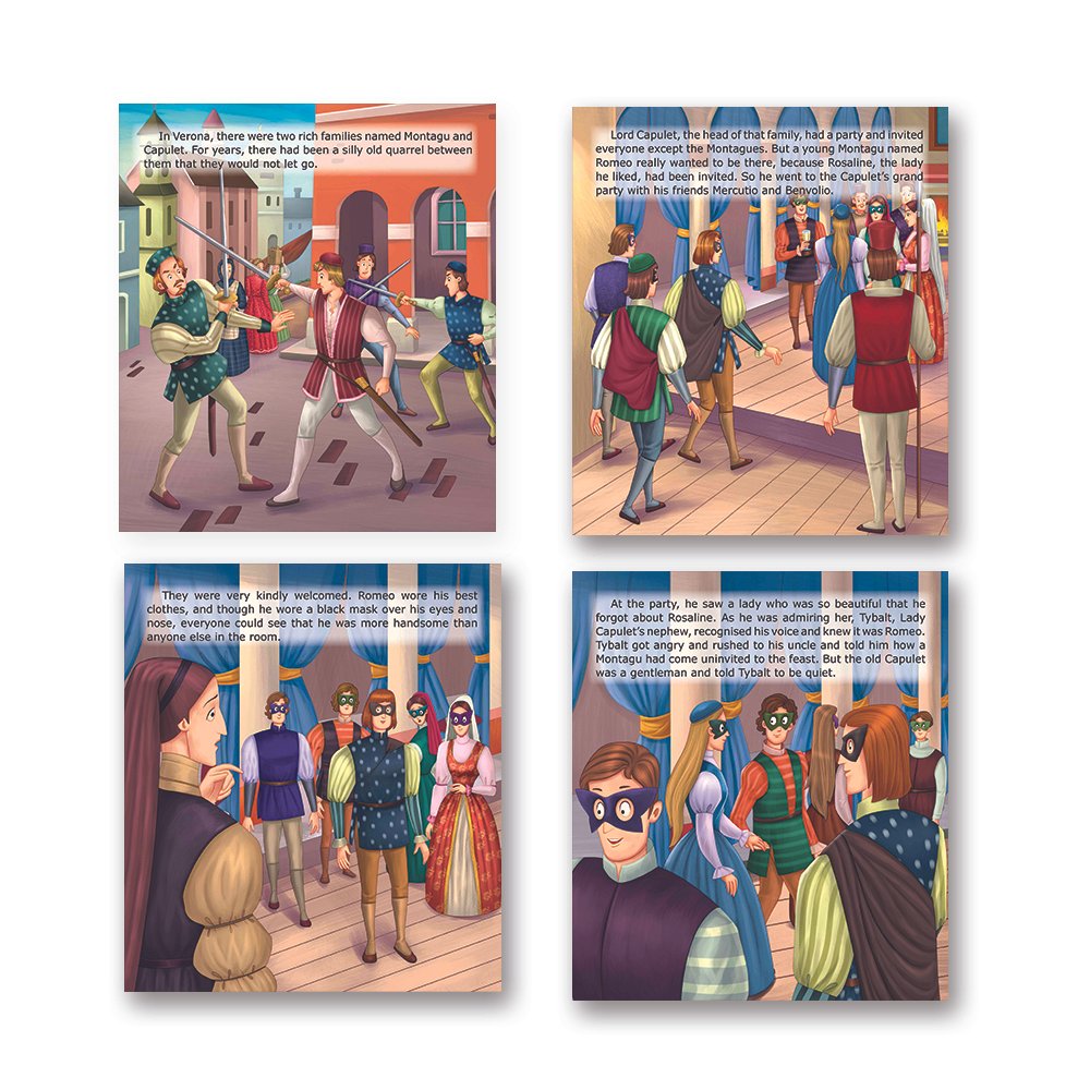 Shakespeare for Young Minds: Jolly Kids' Illustrated Stories D Combo Set of 6 Ages 6-12 Years