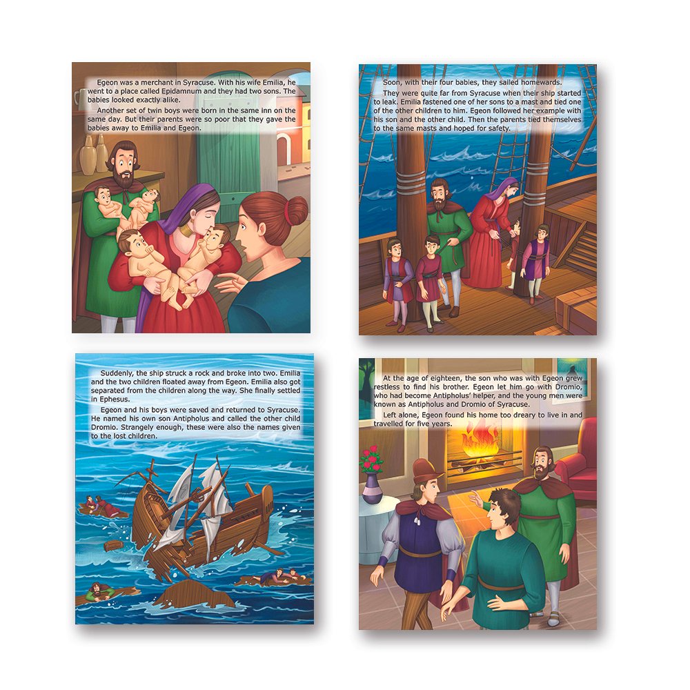 Shakespeare for Young Minds: Jolly Kids' Illustrated Stories Combo Set of 12 Ages 6-12 Years| Family Bonding through Classics Educational Literature