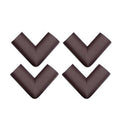 Safe-O-Kid Corner Guardscushions, U Shaped, Large Size Extra Thick, Brown