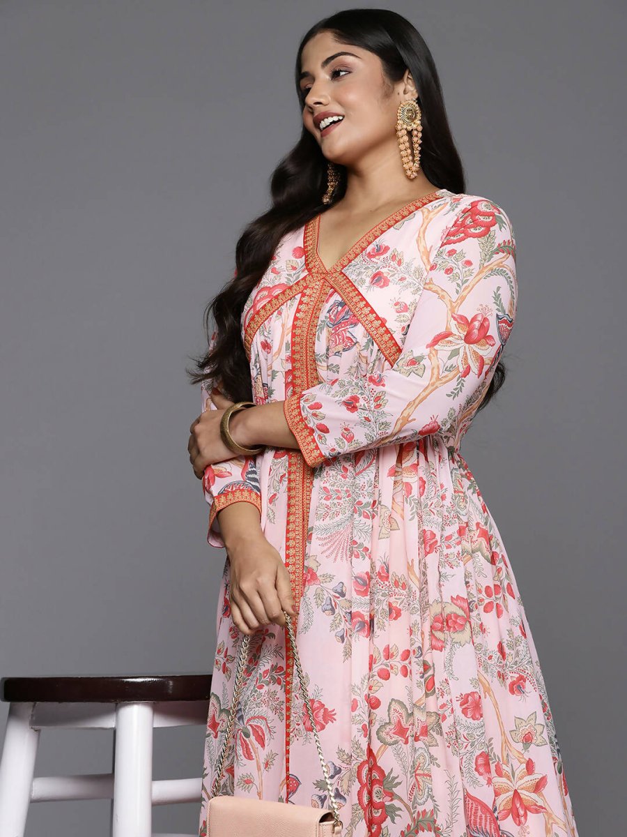 Ahalyaa Women's Traditional wear Kurta Set - Pink
