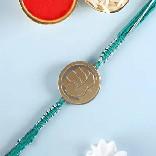 Hulk Metal Rakhi & Mars Chocolates